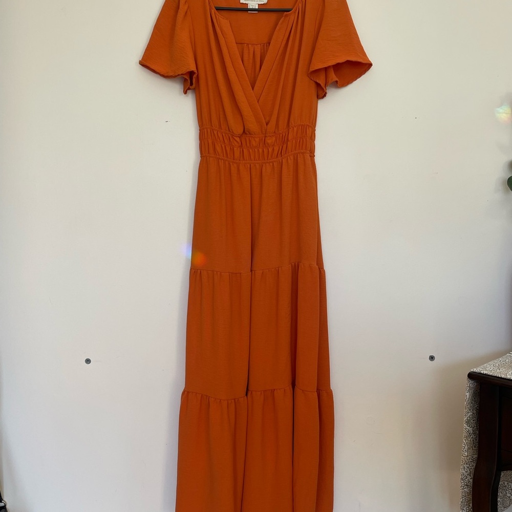 Orange Maxi Dress